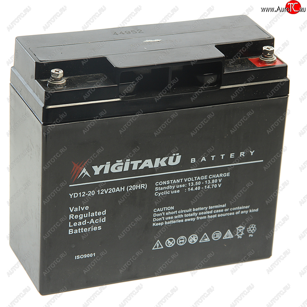 5 999 р. Аккумулятор YIGITAKU AGM 20Ач MACPOWER 6ст20 yd12-20  с доставкой в г. Керчь