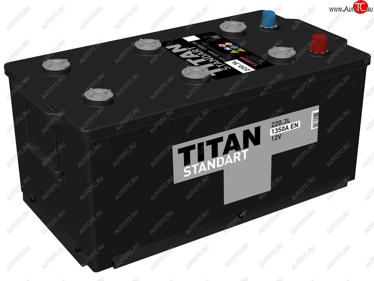 27 799 р. Аккумулятор ТИТАН Standart 220Ач обратная полярность ТИТАН 6ст220(3)  с доставкой в г. Керчь