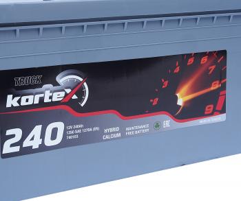 39 999 р. Аккумулятор KORTEX TRUCK 240Ач обратная полярность KORTEX 6ст240(3) 740103  с доставкой в г. Керчь. Увеличить фотографию 2