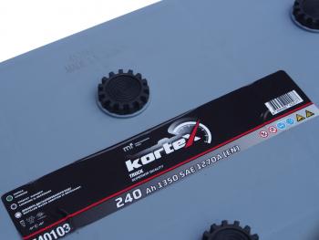 39 999 р. Аккумулятор KORTEX TRUCK 240Ач обратная полярность KORTEX 6ст240(3) 740103  с доставкой в г. Керчь. Увеличить фотографию 4