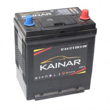 6 449 р. Аккумулятор KAINAR Asia 42Ач обратная полярность KAINAR 6ст42(0) 44b19l  с доставкой в г. Керчь. Увеличить фотографию 1