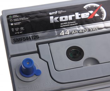 8 999 р. Аккумулятор KORTEX SILVER Dynamic ASIA 44Ач обратная полярность KORTEX 6ст44(0) smf544126 (b19)  с доставкой в г. Керчь. Увеличить фотографию 2