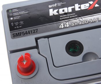 9 099 р. Аккумулятор KORTEX SILVER Dynamic ASIA 44Ач KORTEX 6ст44(1) smf544127 (b19)  с доставкой в г. Керчь. Увеличить фотографию 2