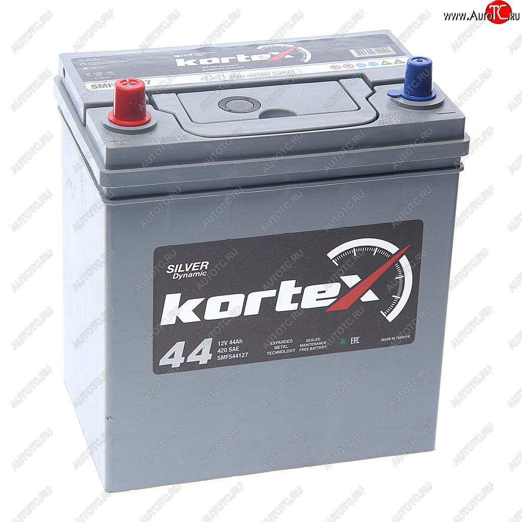 9 099 р. Аккумулятор KORTEX SILVER Dynamic ASIA 44Ач KORTEX 6ст44(1) smf544127 (b19)  с доставкой в г. Керчь