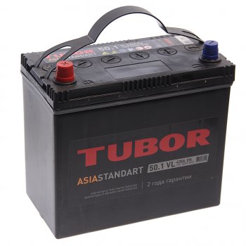 7 699 р. Аккумулятор TUBOR Asia Standart 50Ач TUBOR 6ст50(1) b24r  с доставкой в г. Керчь. Увеличить фотографию 1