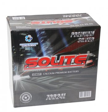 8 549 р. Аккумулятор SOLITE 59Ач обратная полярность SOLITE 6ст59(0) 70b24l  с доставкой в г. Керчь. Увеличить фотографию 3