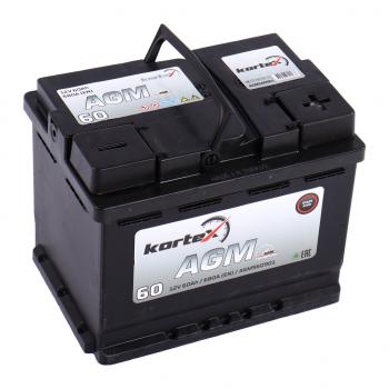 20 399 р. Аккумулятор KORTEX AGM 60Ач обратная полярность KORTEX 6ст60(0) agm560901  с доставкой в г. Керчь. Увеличить фотографию 2