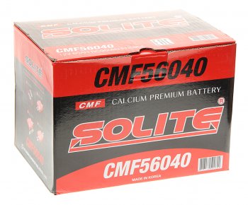 10 499 р. Аккумулятор SOLITE 60Ач обратная полярность,низкий SOLITE 6ст60(0) cmf 56040  с доставкой в г. Керчь. Увеличить фотографию 3