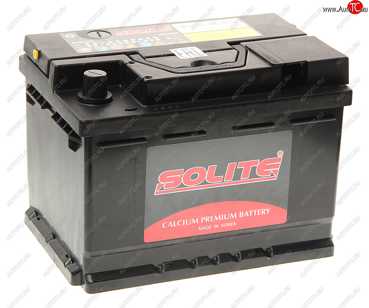 10 499 р. Аккумулятор SOLITE 60Ач обратная полярность,низкий SOLITE 6ст60(0) cmf 56040  с доставкой в г. Керчь