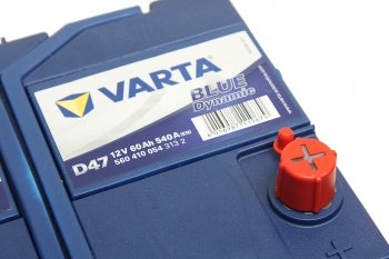 13 899 р. Аккумулятор VARTA Blue Dynamic 60Ач обратная полярность VARTA 6ст60(0) d47  с доставкой в г. Керчь. Увеличить фотографию 2