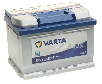 13 999 р. Аккумулятор VARTA Blue Dynamic 60Ач обратная полярность, низкий VARTA 6ст60(0) d59  с доставкой в г. Керчь. Увеличить фотографию 1