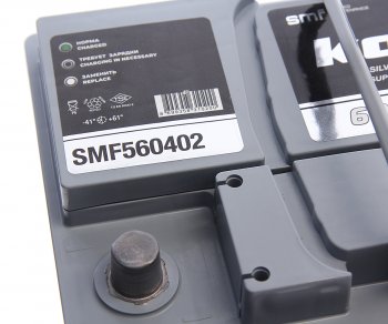 10 799 р. Аккумулятор KORTEX SILVER Dynamic 60Ач обратная полярность, низкий KORTEX 6ст60(0) smf560402  с доставкой в г. Керчь. Увеличить фотографию 2