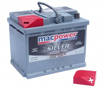 9 599 р. Аккумулятор MACPOWER 60Ач обратная полярность MACPOWER 6ст60(0) smf56068  с доставкой в г. Керчь. Увеличить фотографию 2