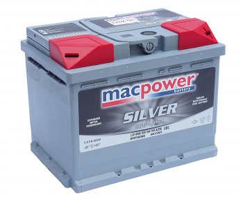 9 599 р. Аккумулятор MACPOWER 60Ач обратная полярность MACPOWER 6ст60(0) smf56068  с доставкой в г. Керчь. Увеличить фотографию 1