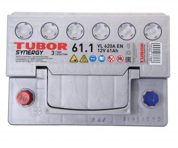 9 999 р. Аккумулятор TUBOR Synergy 61Ач TUBOR 6ст61(1)  с доставкой в г. Керчь. Увеличить фотографию 2