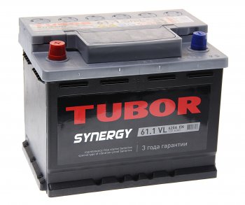 Аккумулятор TUBOR Synergy 61Ач TUBOR 6ст61(1)