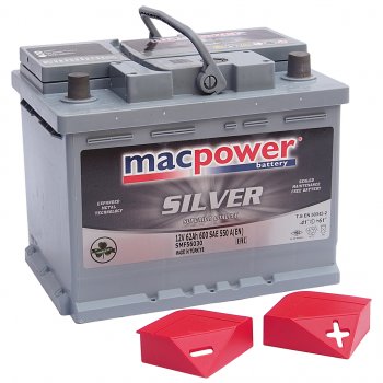 8 949 р. Аккумулятор MACPOWER 62Ач обратная полярность MACPOWER 6ст62(0) smf56030  с доставкой в г. Керчь. Увеличить фотографию 3