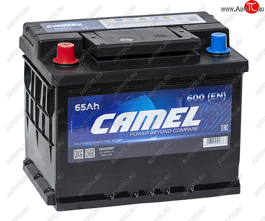 8 299 р. Аккумулятор CAMEL 65Ач CAMEL 6ст65(1) l2  с доставкой в г. Керчь