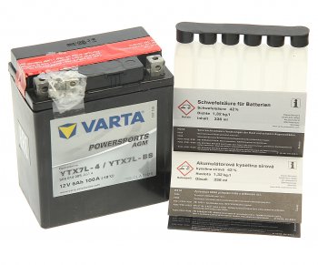 4 199 р. Аккумулятор VARTA MOTO AGM 6Ач VARTA 6ст6 ytx7l-4(bs)  с доставкой в г. Керчь. Увеличить фотографию 1