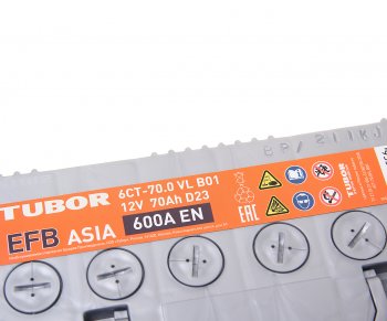 10 999 р. Аккумулятор TUBOR Asia Silver 70Ач обратная полярность TUBOR 6ст70(0) d23l  с доставкой в г. Керчь. Увеличить фотографию 2