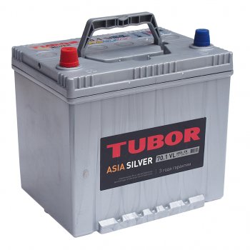 11 199 р. Аккумулятор TUBOR Asia Silver 70Ач TUBOR 6ст70(1) d23r  с доставкой в г. Керчь. Увеличить фотографию 1