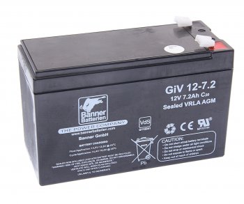Аккумулятор BANNER GIV 7.2Ач BANNER 6ст7,2 giv 12-7,2