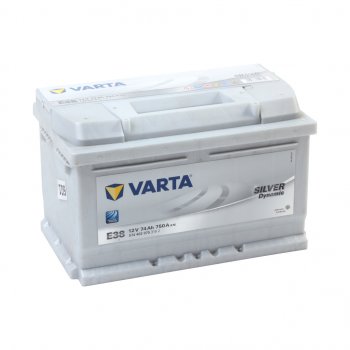 18 399 р. Аккумулятор VARTA Silver Dynamic 74Ач обратная полярность, низкий VARTA 6ст74(0) e38  с доставкой в г. Керчь. Увеличить фотографию 1