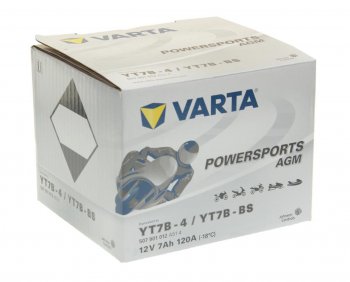 5 249 р. Аккумулятор VARTA MOTO AGM 7Ач VARTA 6ст7 507 901 012 (yt7b-4(bs))  с доставкой в г. Керчь. Увеличить фотографию 2