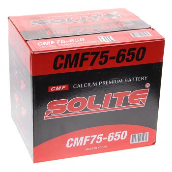 14 349 р. Аккумулятор SOLITE 75Ач боковые клеммы SOLITE 6ст75(1) cmf 75-650  с доставкой в г. Керчь. Увеличить фотографию 3