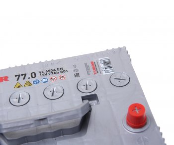 12 499 р. Аккумулятор TUBOR Asia Silver 77Ач обратная полярность TUBOR 6ст77(0) d26l  с доставкой в г. Керчь. Увеличить фотографию 2