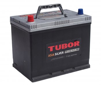 Аккумулятор TUBOR Asia Silver 77Ач TUBOR 6ст77(1) d26r