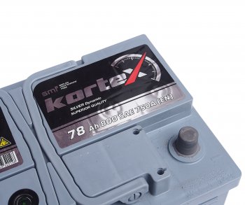 13 399 р. Аккумулятор KORTEX SILVER Dynamic 78Ач KORTEX 6ст78(1) smf578401  с доставкой в г. Керчь. Увеличить фотографию 4