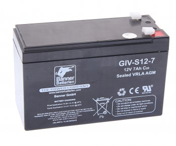 2 579 р. Аккумулятор BANNER GIV-S 7Ач BANNER 6ст7 giv-s 12-7  с доставкой в г. Керчь. Увеличить фотографию 1