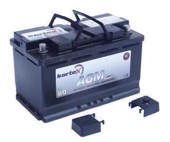 26 649 р. Аккумулятор KORTEX AGM 80Ач обратная полярность KORTEX 6ст80(0) agm580901  с доставкой в г. Керчь. Увеличить фотографию 2