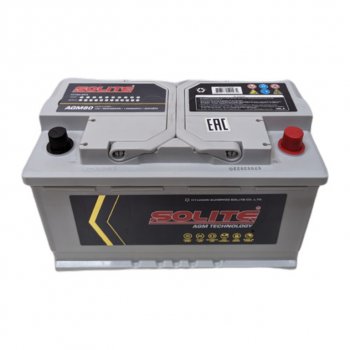 27 999 р. Аккумулятор SOLITE AGM 80Ач обратная полярность SOLITE 6ст80(0) agm80l  с доставкой в г. Керчь. Увеличить фотографию 3