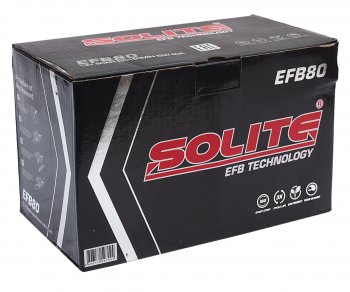 20 099 р. Аккумулятор SOLITE EFB 80Ач обратная полярность SOLITE 6ст80(0) efb80  с доставкой в г. Керчь. Увеличить фотографию 4