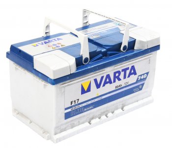 18 349 р. Аккумулятор VARTA Blue Dynamic 80Ач обратная полярность, низкий VARTA 6ст80(0) f17  с доставкой в г. Керчь. Увеличить фотографию 1