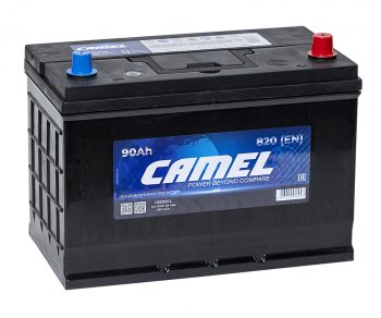 10 749 р. Аккумулятор CAMEL Asia 90Ач обратная полярность CAMEL 6ст90(0) 125d31l  с доставкой в г. Керчь. Увеличить фотографию 1