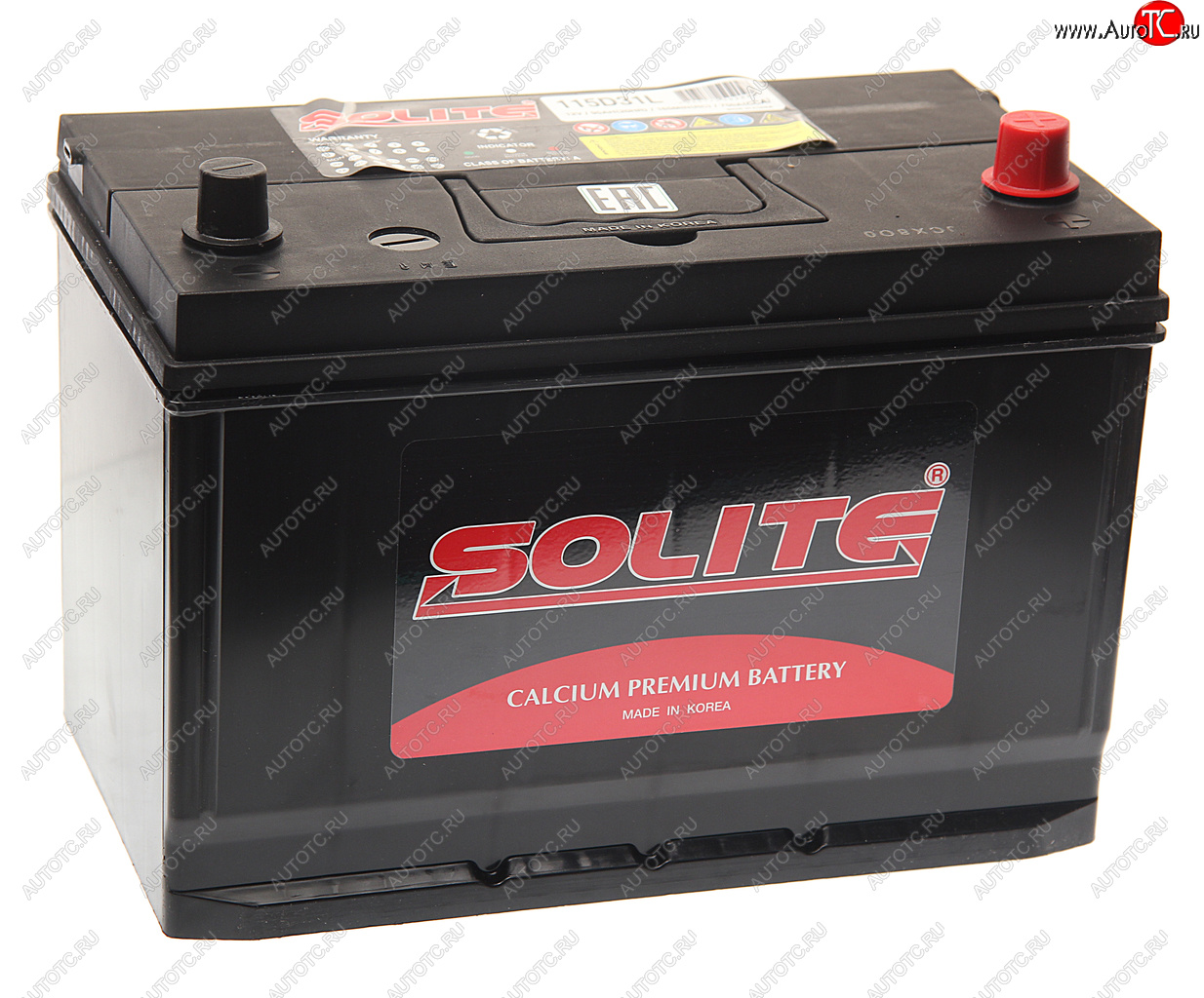 15 999 р. Аккумулятор SOLITE 95Ач обратная полярность SOLITE 6ст95(0) 115d31l  с доставкой в г. Керчь