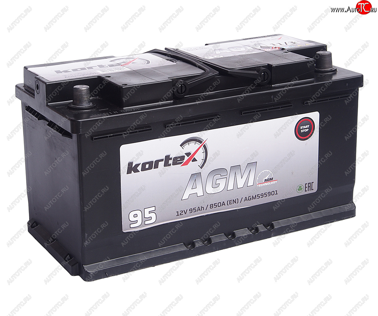 28 999 р. Аккумулятор KORTEX AGM 95Ач обратная полярность KORTEX 6ст95(0) agm595901  с доставкой в г. Керчь