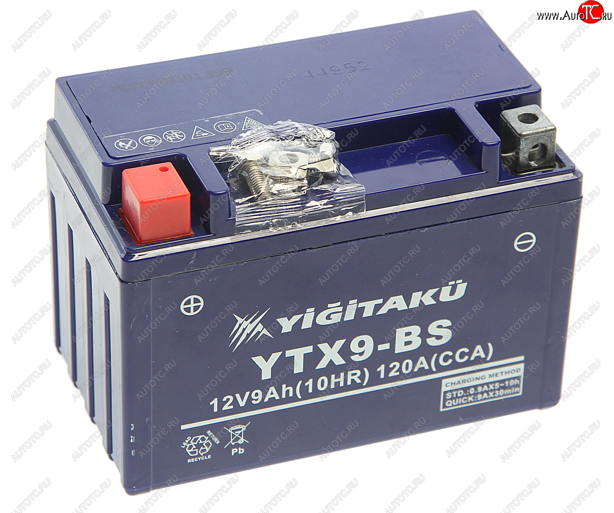 3 599 р. Аккумулятор YIGITAKU MOTO GEL 9А/ч MACPOWER 6ст9 ytx9-bs(mf) MACPOWER 6ст9 ytx9-bs(mf)  с доставкой в г. Керчь