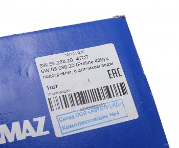 13 249 р. Фильтр топливный КАМАЗ-5490 грубой очистки (с 07.2015г.) UFI UFI 6w.55.288.20  с доставкой в г. Керчь. Увеличить фотографию 6