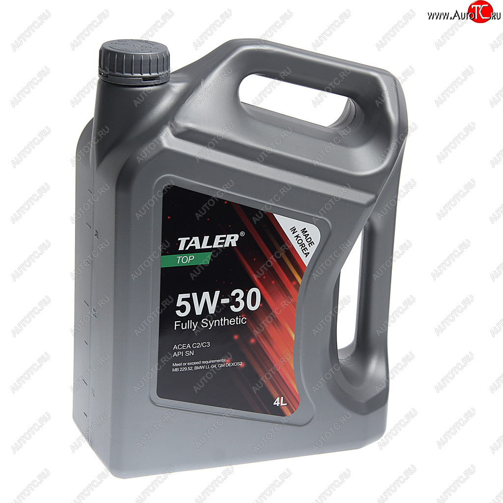 3 899 р. Масло моторное TOP C2C3 5W30 синт.4л TALER TALER 700415  с доставкой в г. Керчь