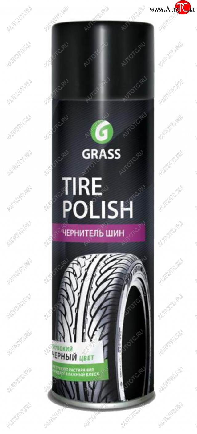 519 р. Чернитель шин 650мл аэрозоль Tire Polish GRASS GRASS 700670  с доставкой в г. Керчь