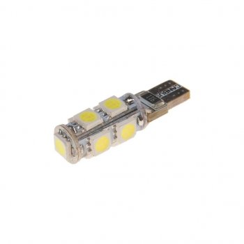 128 р. Лампа светодиодная 24V W5W T10 W2.1x9.5d 6000K 9 LED с обманкой CANbus MEGAPOWER MEGAPOWER-AUTOMOTIVE 70215w-24  с доставкой в г. Керчь. Увеличить фотографию 1