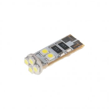 152 р. Лампа светодиодная 12V W5W T10 W2.1x9.5d 6000K 8 LED с обманкой CANbus MEGAPOWER MEGAPOWER-AUTOMOTIVE 70222w  с доставкой в г. Керчь. Увеличить фотографию 1