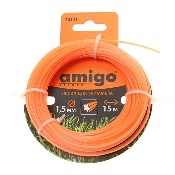 116 р. Леска для триммера 1.5мм 15м звезда AMIGO AMIGO 70341  с доставкой в г. Керчь. Увеличить фотографию 1