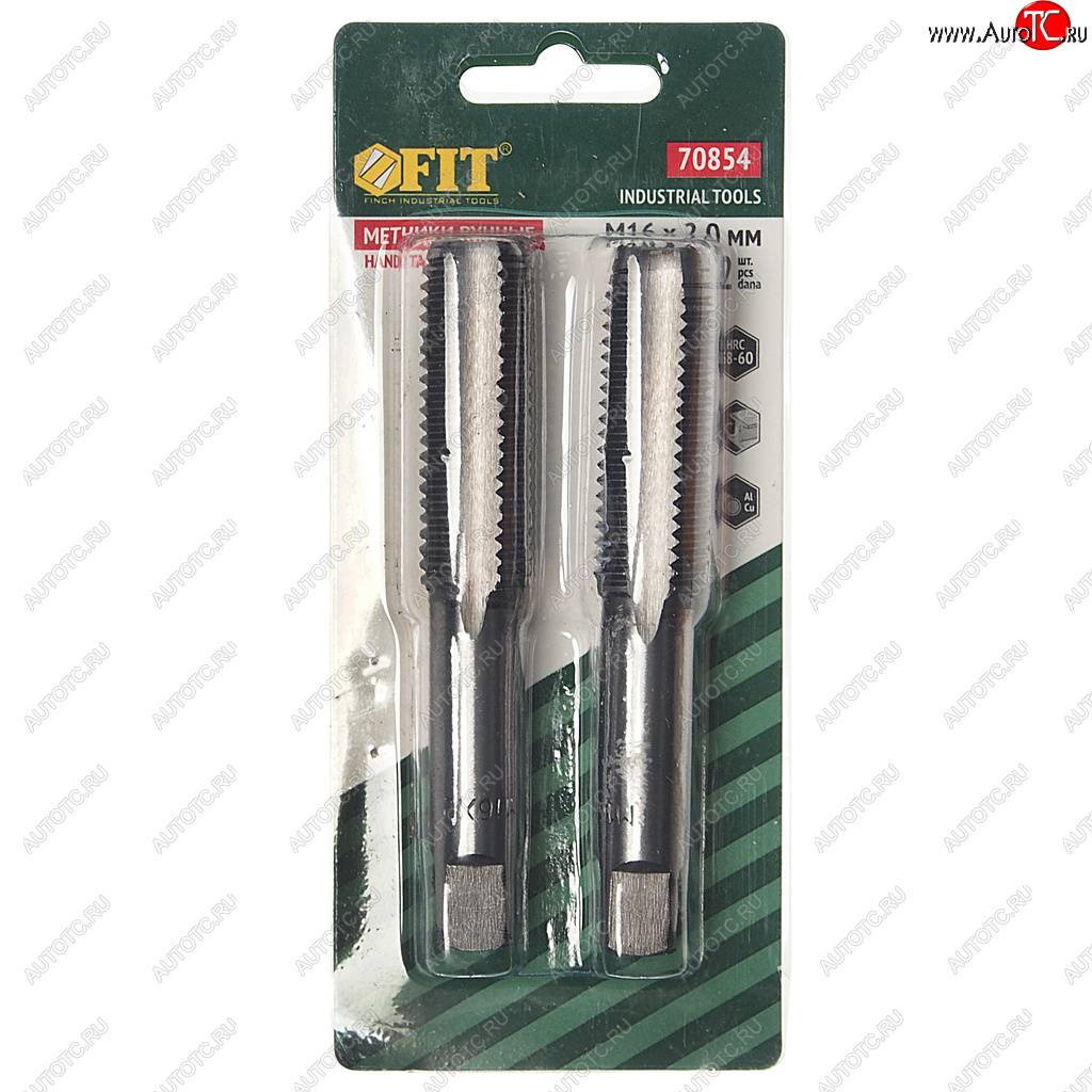 569 р. Метчик М16х2.0мм комплект 2шт. FIT FIT 70854  с доставкой в г. Керчь