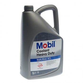 4 399 р. Антифриз желтый 5л COOLANT HEAVY DUTY MOBIL MOBIL 720943  с доставкой в г. Керчь. Увеличить фотографию 1