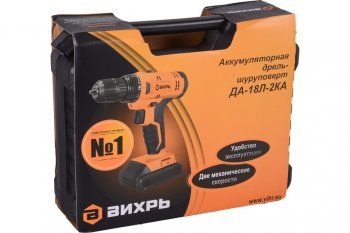 5 199 р. Дрель-шуруповерт аккумуляторный 18.0В 1.5Ач (2АКБ Li-Ion,кейс) ВИХРЬ ВИХРЬ 721425  с доставкой в г. Керчь. Увеличить фотографию 15